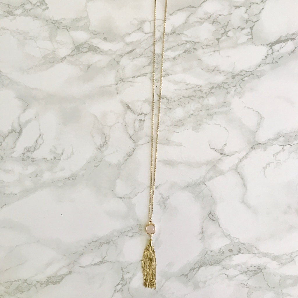 Gold Tassel Necklace